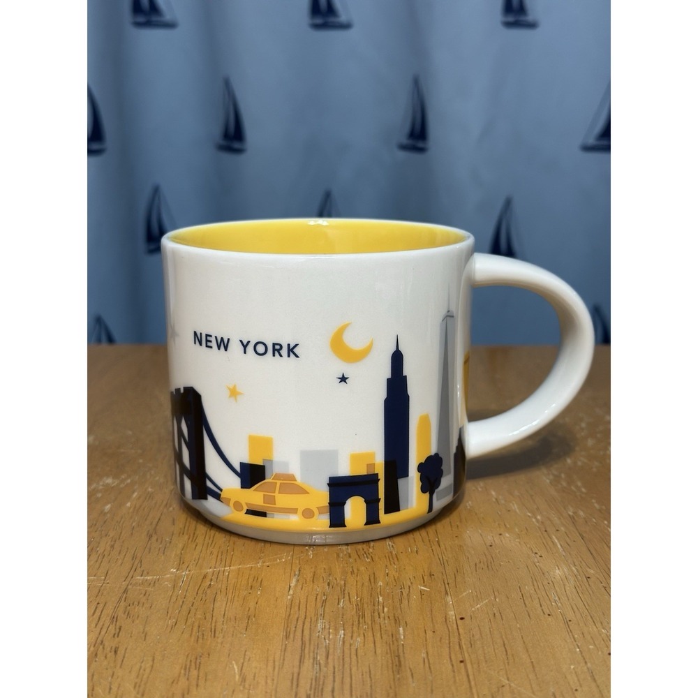 Starbucks You Are Here Collection New York Mug 14oz New With Original Sticker
